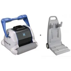 Robot De Piscine électrique TigerShark QC Brosses Mousse + Chariot - Hayward - Noir