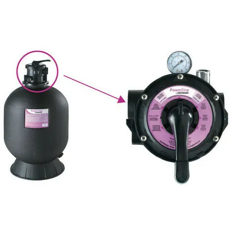 HAYWARD Filtre A Sable Piscine Powerline Top 6 M3/h 3 HAYWARD Filtre A Sable Piscine Powerline Top 6 M3/h – Image 3