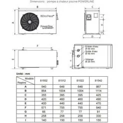 Pompe à Chaleur De Piscine 5.5kw Mono - 81502 - Hayward -Hayward Soldes Boutique 31056049 4
