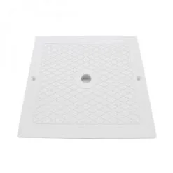 Couvercle Carré Pour Skimmer De Piscine - 25.5 X 25.5 Cm - Blanc - Hayward - Blanc
