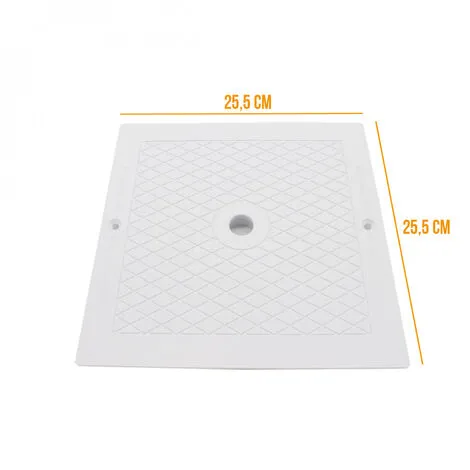 Couvercle Carré Pour Skimmer De Piscine - 25.5 X 25.5 Cm - Blanc - Hayward - Blanc 2 Couvercle Carré Pour Skimmer De Piscine - 25.5 X 25.5 Cm - Blanc - Hayward - Blanc – Image 2
