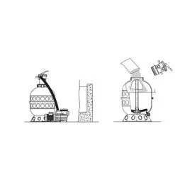 Filtre à Sable Seul Hayward Pro Series Hi Top - 14 M³/h 8 Filtre à Sable Seul Hayward Pro Series Hi Top - 14 M³/h -Hayward Soldes Boutique 63725567 4