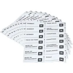 Repérage De Canalisation Liner 10 Planches - Hayward - Blanc